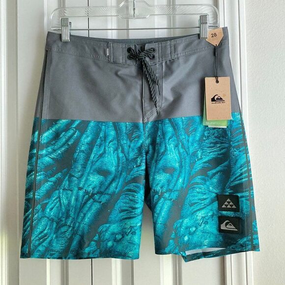 Quiksilver Men's Swim Highline Board Shorts NWT size 28
